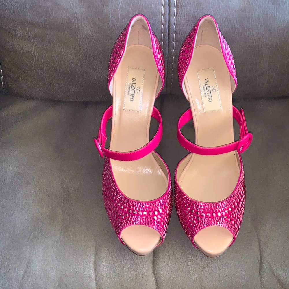 Valentino Jeweled Heels